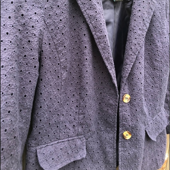 Cynthia Rowley Eyelet Jacket💙 - Picture 2 of 5